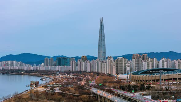 Seoul City Skyline South Korea