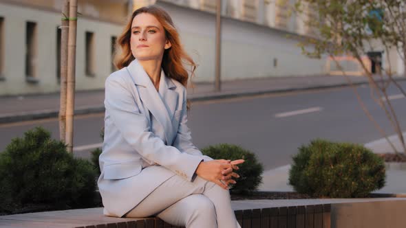 Young Beautiful Stylish Business Woman Irritated Angry Impatient Waiting Girl Millennial Model alt