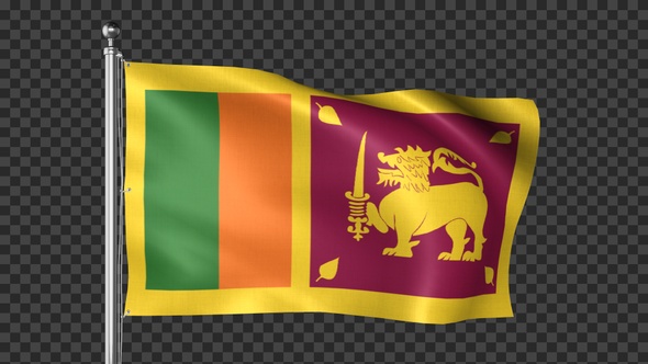 Sri Lanka Flag alt