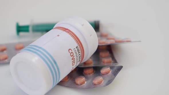 Micro shot of Covid-19 vaccination, Shot of coronavirus vaccination