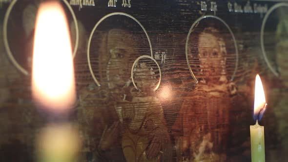 Ancient Orthodox Icon alt