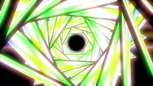 Triangle Tunnel geometric abstract background alt