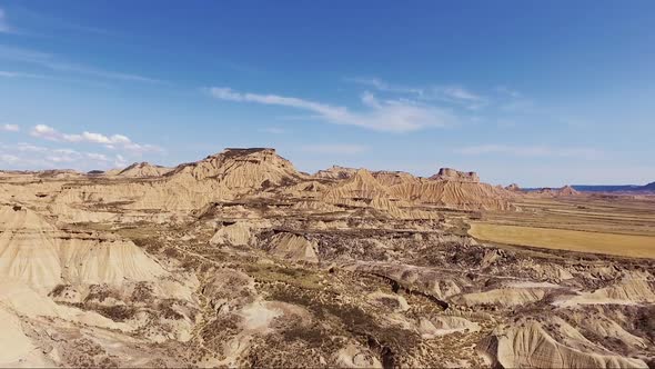 Rocky Desert Landscape Aerial alt