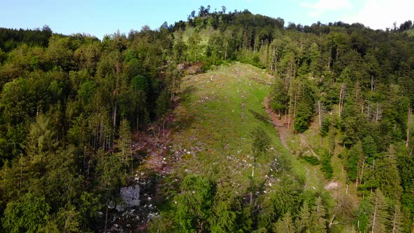 Beautiful Summer Landscape on the Lake Ödsee in the Mountains in Upper Austria Salzkammergut alt