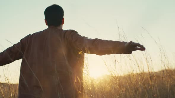 Boy Runs Boy Runs With Open Arms alt