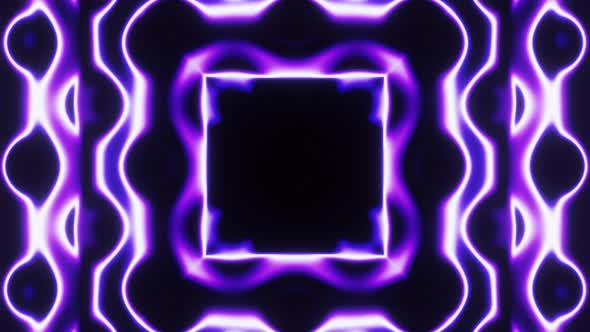 Abstract Flashing Geometric Puprle Neod Led Vj Loop alt