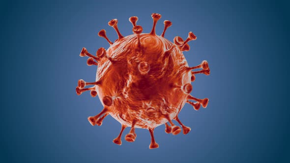 Seamless 3d Illustration Viral Cell Infection Causing Chronic Disease alt