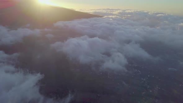Aerial Landscape View of the Volcano El Teide in Tenerife Spain alt