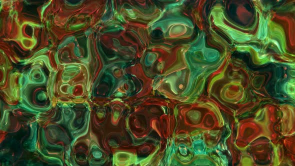 Red Green Color Silky Marble Liquid Animated Background alt