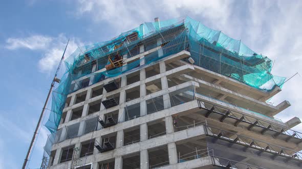 Barcelona Building Construction Timelapse alt