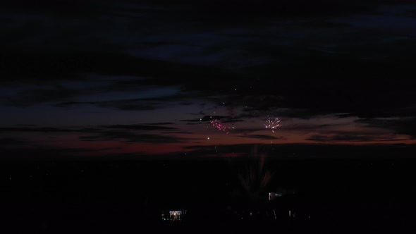 Fireworks In Night Sky alt