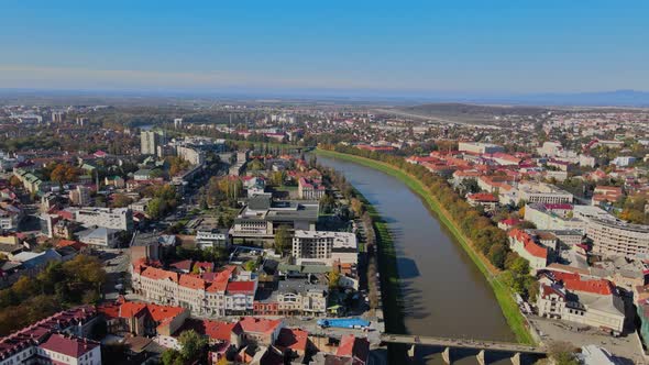 Uzhgorod From the Height of Located in Transcarpathia alt
