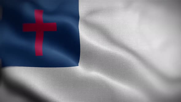 Christian Flag Front