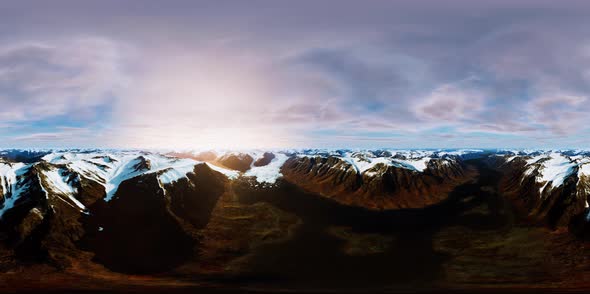 VR 360 Panorama of Arctic Spring in Spitsbergen alt