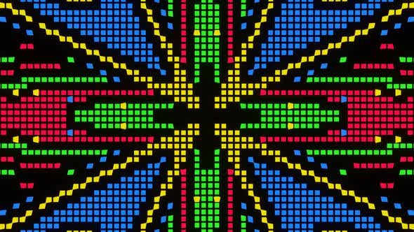 Vj Loop Animation Of Pixel Mosaic Ver08 02