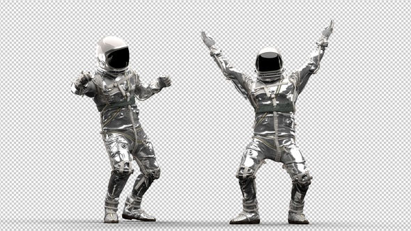 Astronaut Dancing, Motion Graphics VideoHive