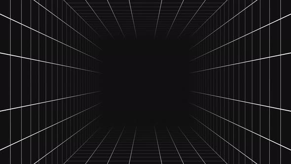 Background Animation Rotating Grid