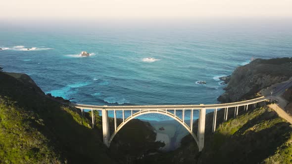 West Coast Road Trip Eco Nature Travel  Drone Shot Cinematic Pacific Ocean alt