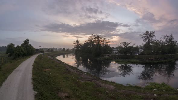 Timelapse rural village in Malaysia alt
