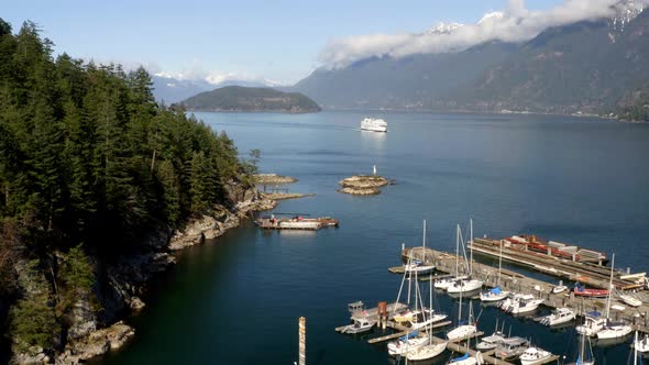 Moored Rental Boats And Fishing Charter Of Sewell's Marina In Horseshoe Bay, BC, West Vancouver, Can alt