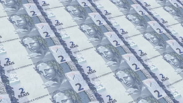 Brazil  Money / 2 Brazilian Real 4K alt