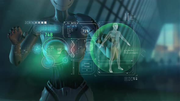 Android And Augmented Reality Interface 4K alt