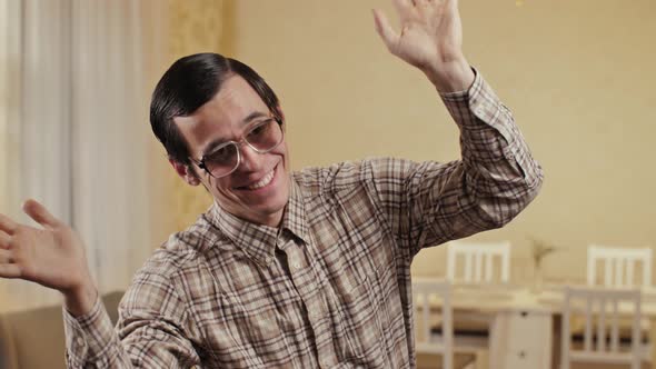 Dancing Nerd at the Room alt