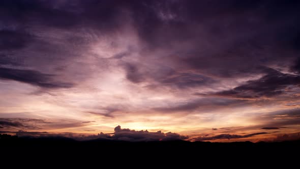Dramatic Tropical Monsoon Storm Cloud Over the Mountain 04 alt