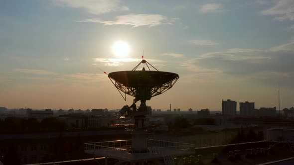 Big Satellite Antenna Aerial alt