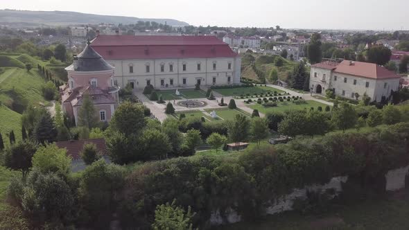 Zolochiv Palace Castle and Ornamental Garden in Lviv Region, Ukraine