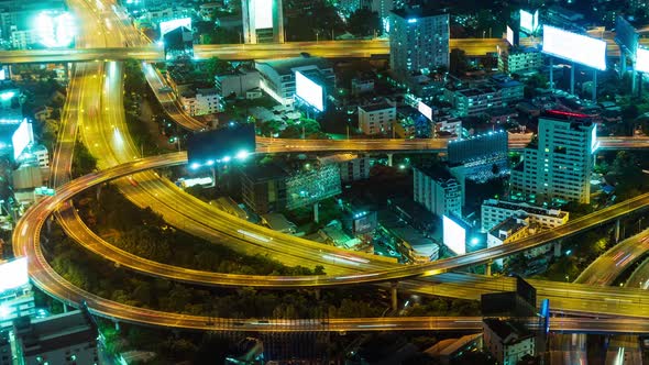 City Road Junction Traffic on the Roads of the Night City alt