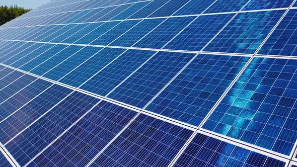 Solar power panel. Green energy. Electricity. Power energy panels. Solar batteries in field alt