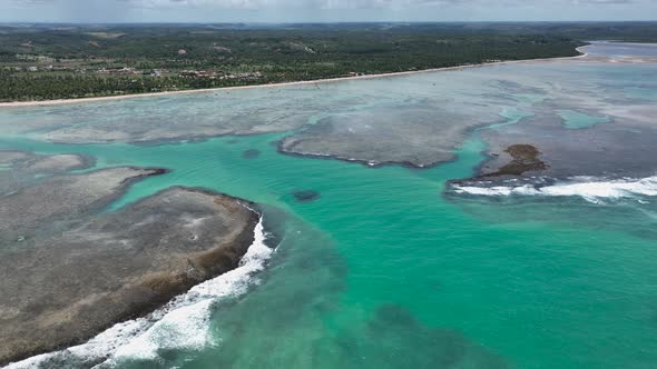 Patacho beach at Sao Miguel dos Milagres Alagoas Brazil. alt