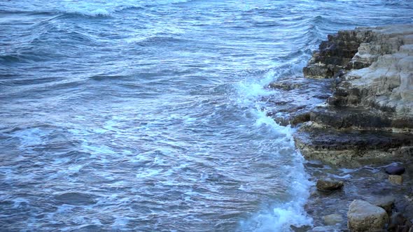 Waves Near The Seaside