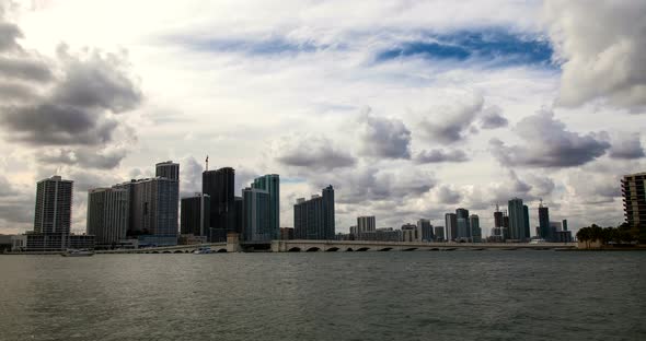 Miami Florida Daytime Skyline