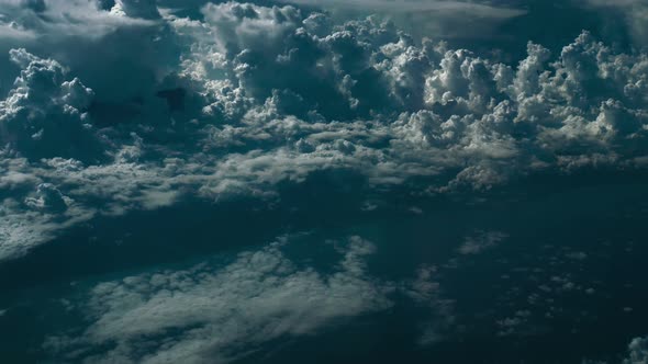 View From Flying Plane