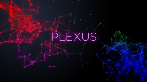 Colorful Plexus Background Loop, Motion Graphics | VideoHive