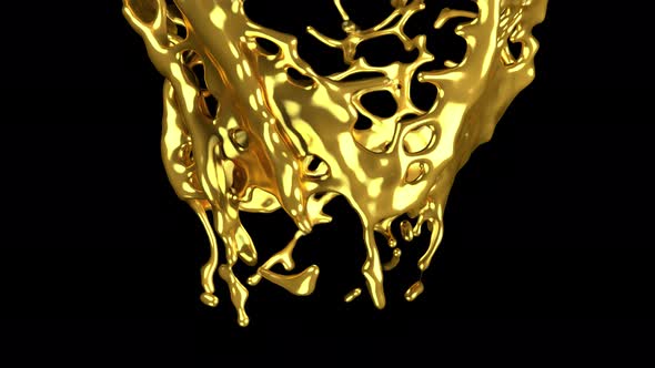 Golden Liquid Reveal