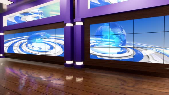 3D Virtual TV Studio News R167 alt