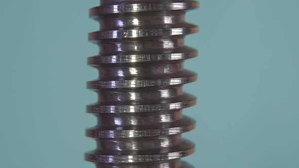 Steel Rod With A Screw Thread alt