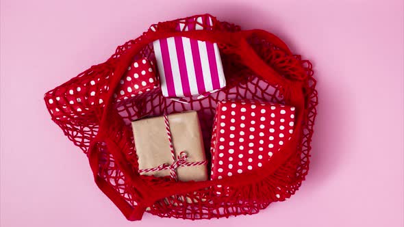New Year Presents in a Reusable Bag