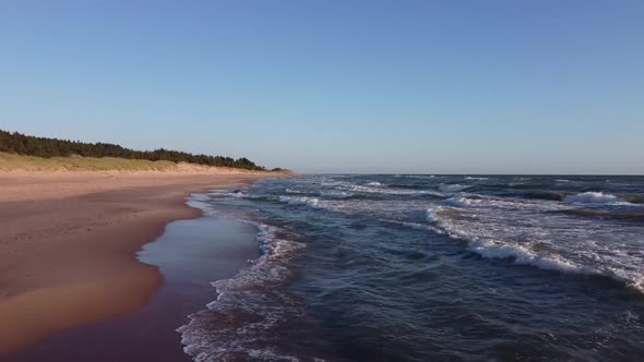 Uzava Beach Latvia Open Sea Drone 4