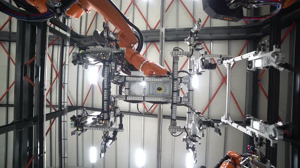 Robot Hand İn Industrial Production 