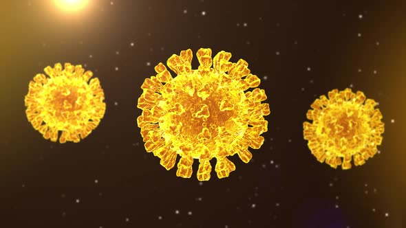 Coronavirus Infective Covid-19 Background Seamless Loop V11 alt