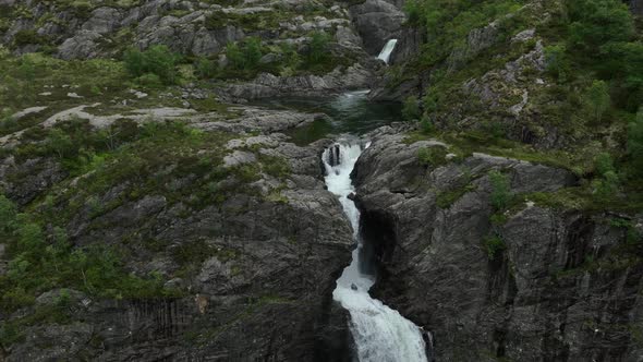 Manafossen - Waterfall - Norway - Norwegen Wasserfall alt