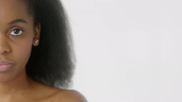 Beauty Woman Face Half Portraits alt