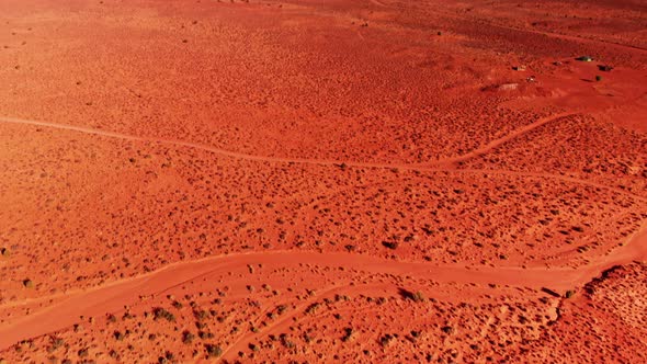 Monument Valley Rock Formations in Navajo Land alt