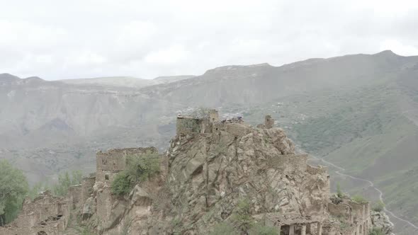 Abandoned in the Mountains the Village of Gamsutl