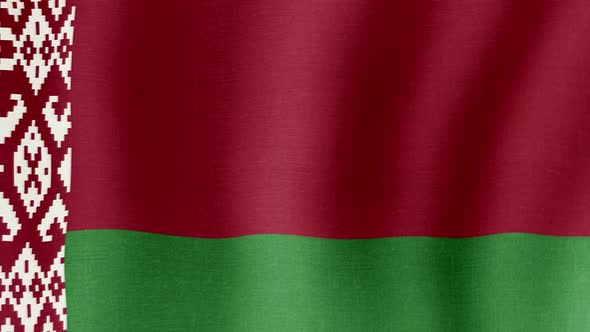 The national flag of Belarus