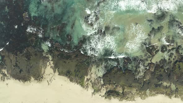 Aerial Beach Shoreline View, Victoria alt
